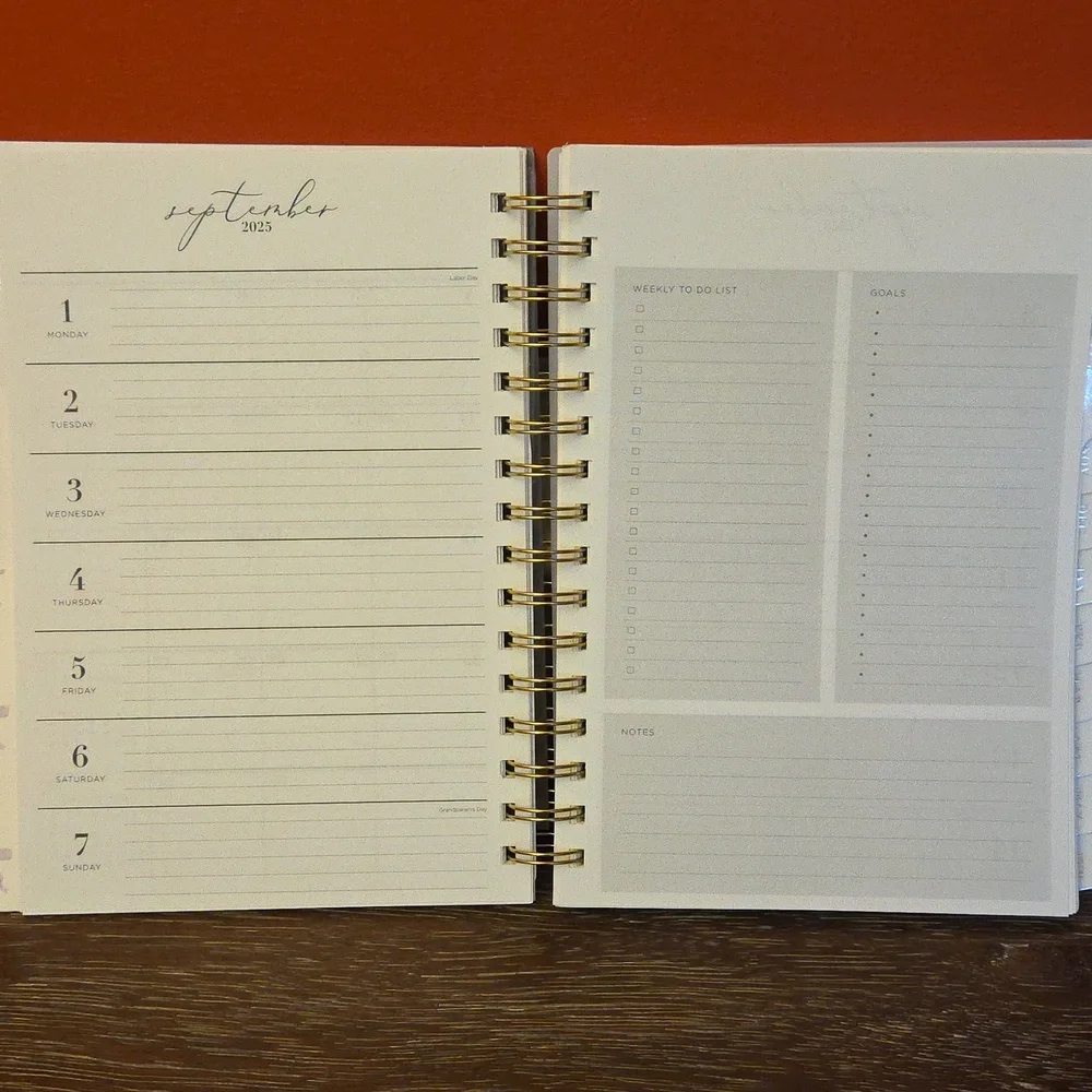 New😍 Blue Sky Weekly/Monthly July 2025-June 2026 Planner Notes 5.875x8.625